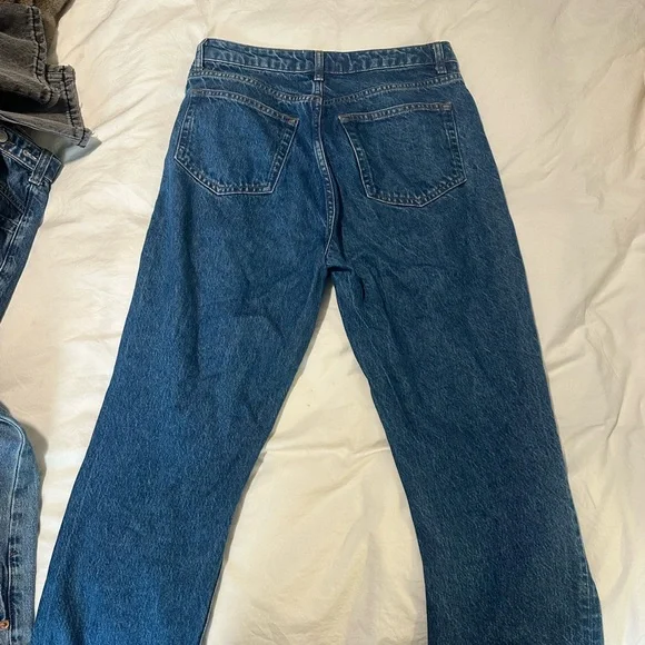 Reformation dark rigid straight jeans, size 28 - Picture 2 of 3